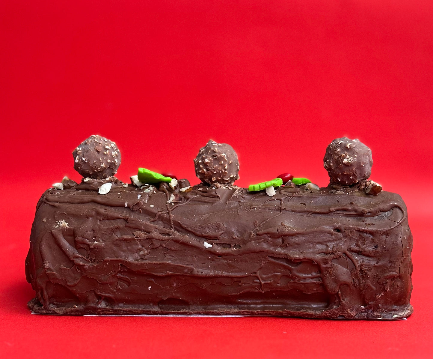 Assorted Brownie Yule Log